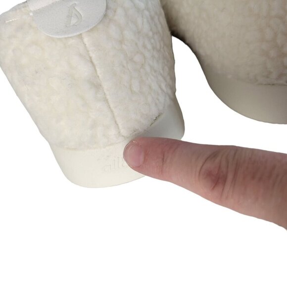 Allbirds Wool Lounger Fluff Natural White Merino Slip On Soft Cozy Boho - Picture 2 of 10